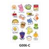 80Pcs Cute Animal Fruit Stickers Fun Encouragement Reward Stickers Teachers, Children Party Favors Scrapbook Decoration Waterproof Vinyl