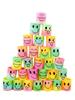 Bunte Plastik-Spiralfeder-Spielzeuge-Happy Face Regenbogen-Designs, für Geburtstags-Partygeschenke, Halloween- und Weihnachtsgeschenke, Karnevalspreise