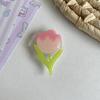 INS Korea 3D Cute Flower Transparent Phone Holder Grip Tok Griptok Support for IPhone 16 Pro Accessories Folding Finger Stand 5