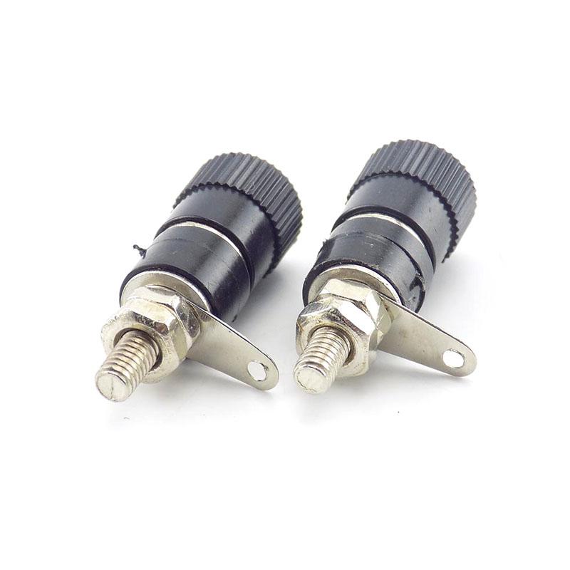 4mm Banana Jack Black Red Banana Socket 1set/2 Pieces Audio Speaker Terminal DIY Connectors