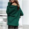 Autumn Women Casual Long Sleeve Sweaters Crew Neck Pure Color Soft Ribbed Knitted Oversized Loose Pullover