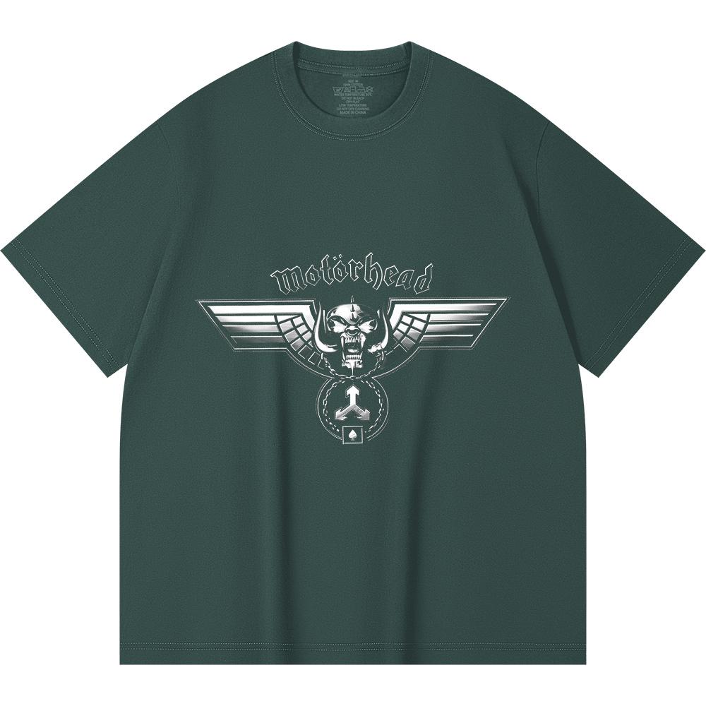 230 g/m² 100% Baumwolle Heavy Metal T-Shirt Rockband Beliebte Musik Druck Unisex Schweres Baumwoll-T-Shirt
