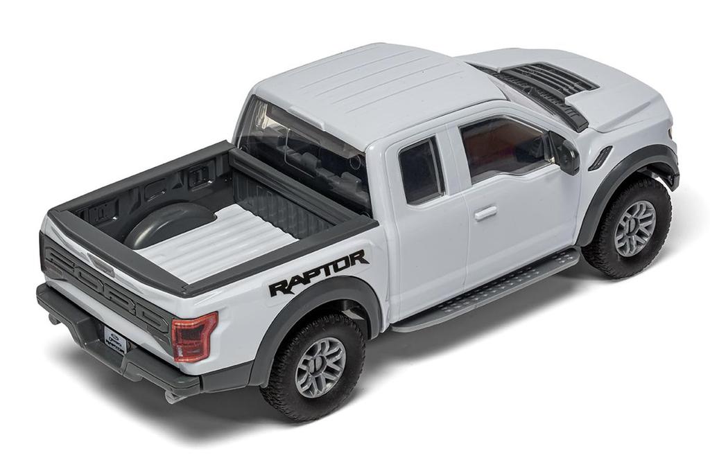 Airfix Build Ford Raptor Gray Plastic Model Kit QB6053 Non-Quick F-150 (Car)