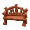 Natural Texture Craft Supplies 3D Printed Mini Twig Bench for Dollhouse Furniture, Rustic Branch Miniature Scene Enhancers Shape Micro Landscape