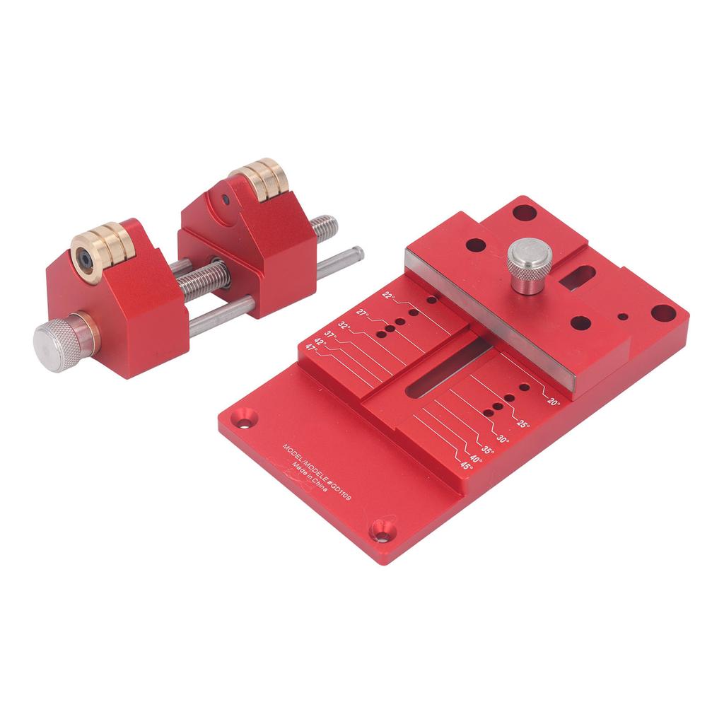 Chisel Sharpening Kit Aluminum Alloy Honing 15 To 45 Degree Angle Fixture and Gauge