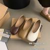 Fashion New Women's Slip On Leather Loafers Spring Autumn Fashion Ballet Shoes Ladies Casual Round Toe Cute Flats Nurse Shoes Sneakers
