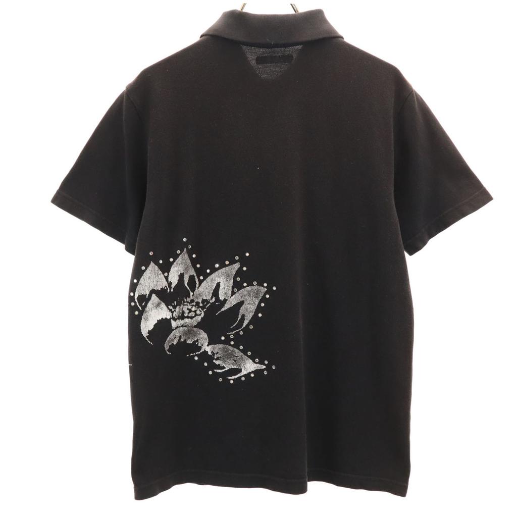 GAIJIN MADE Short sleeve Polo shirt S black Kanoko fabric Men's Used