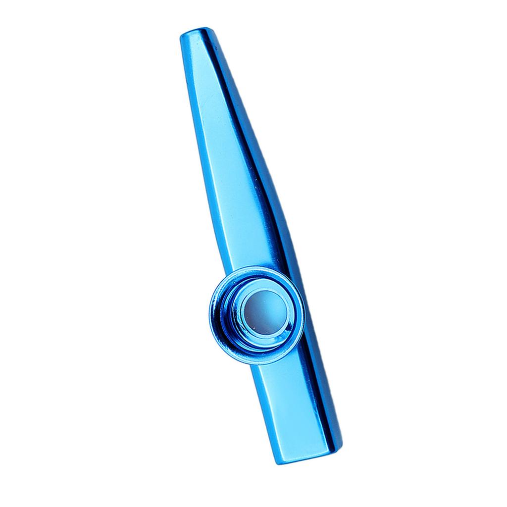 Portable Metal Kazoos Musical Instruments with 5 Pcs Kazoo Flute Diaphragms Mouth Kazoos Good Gift for Adults and Kids
