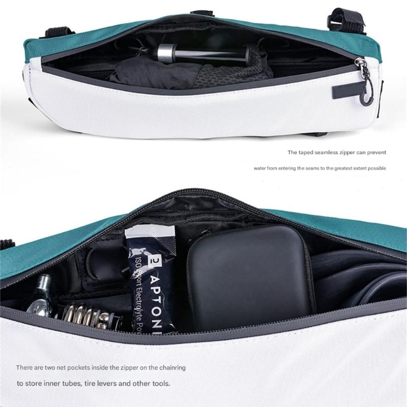 Durability Bicycles Top Tube Pack Leakproof High Capacity Cycling Crossbars Bag Mountain Bikes Accessories