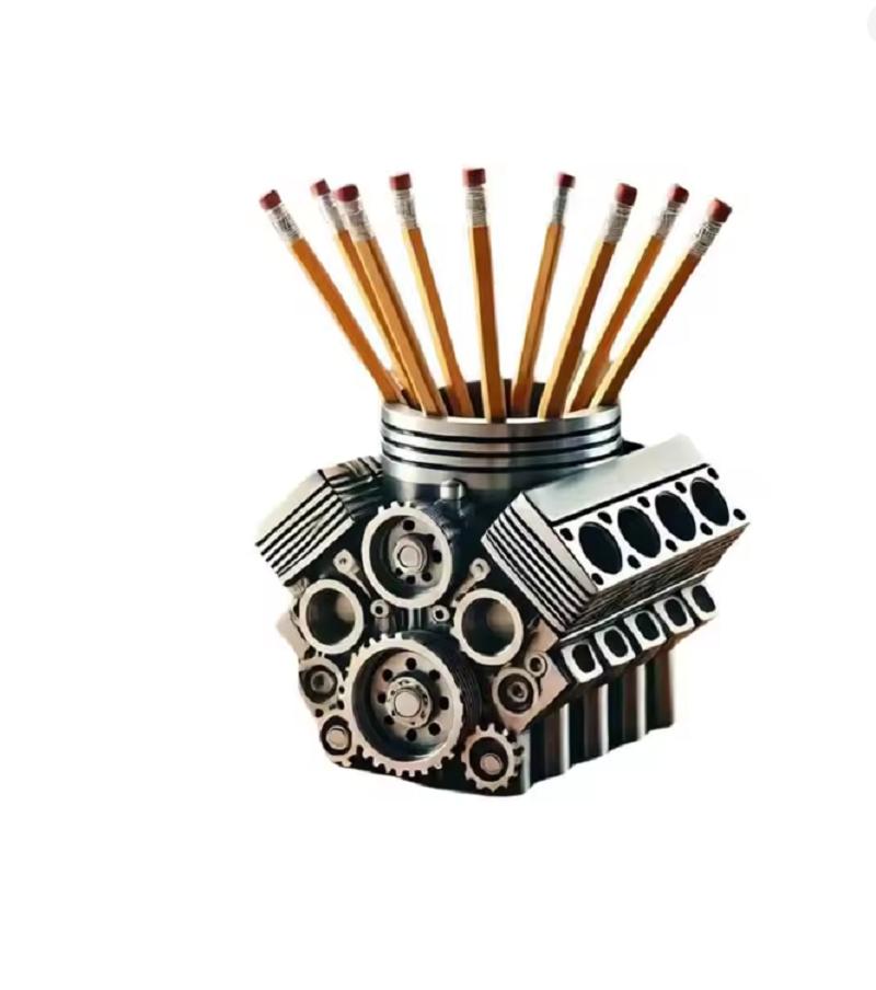 

Miniature Engine Resin Figurine Decoration Realistic Engine Imitation Mini Engine Model For Home Garden Table Setting Decoration