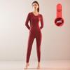 Women's Ultra-Thin Thermal Underwear Set: Skin Care Top & Bottoms for Autumn/Winter