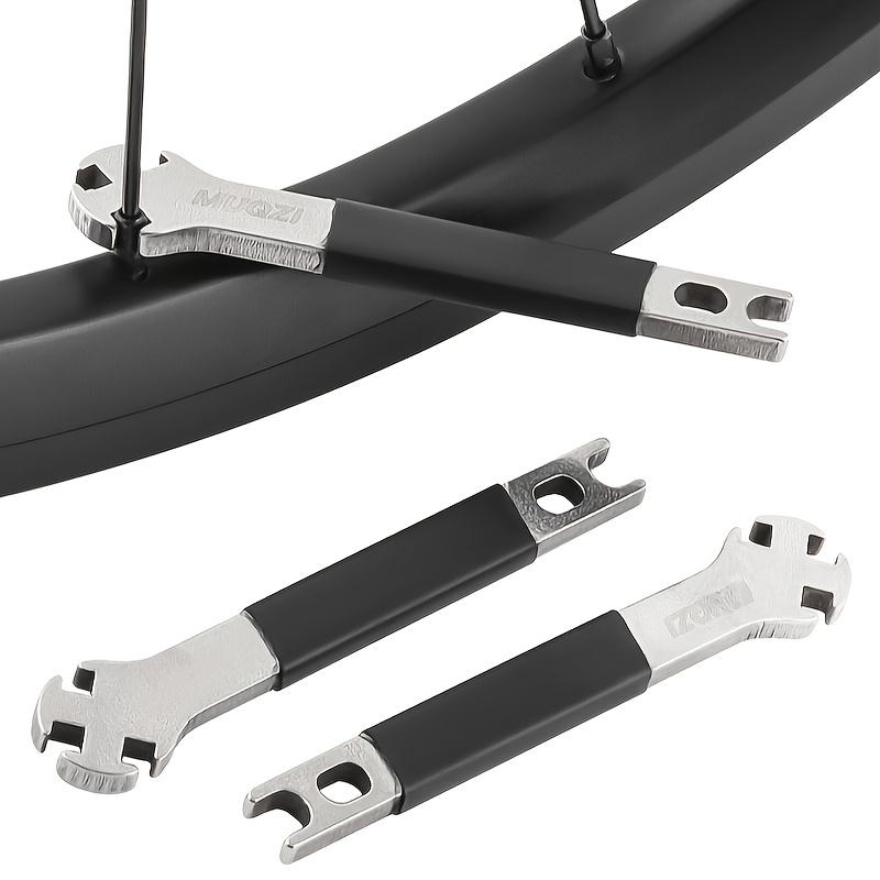 1 Pc Stainless Steel Bicycle Spoke Wrench, Multiple Colors, Adjustment Tool for Mountain Bike Wheel Spokes Correction and Replacement