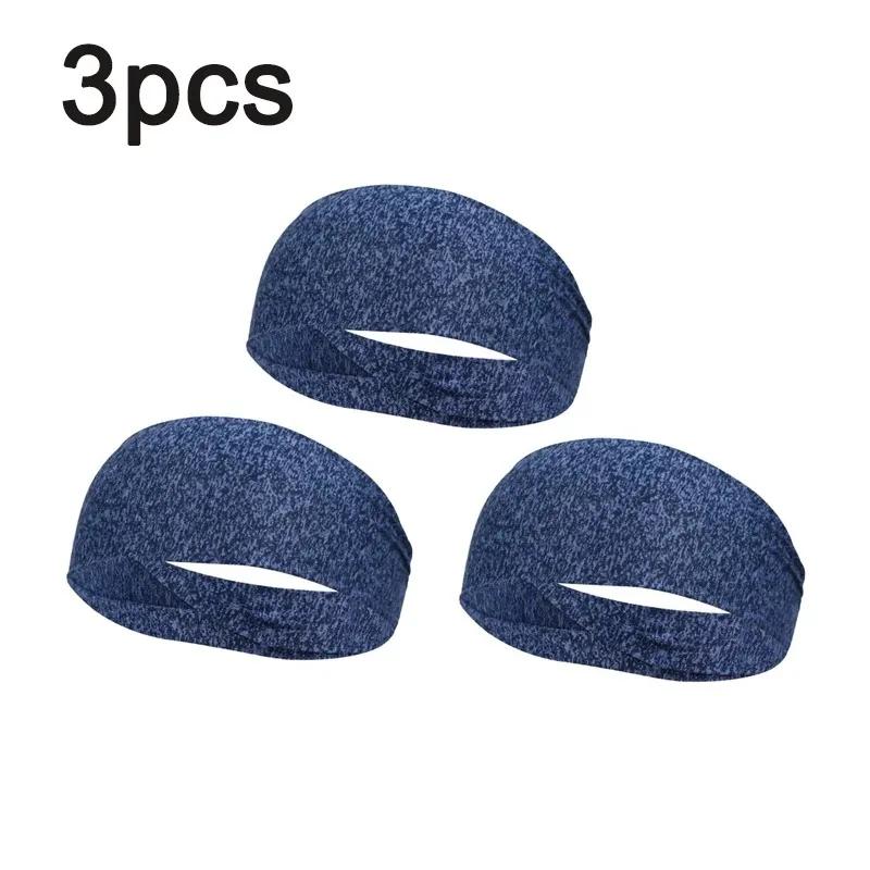 1-8PC sweatband for men women elastic sport hairbands head band yoga headbands headwear headwrap sports workout hair accessories