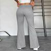 Pantaloni da donna Pantaloni sportivi con coulisse Vita elastica Tasche in tinta unita Pantaloni lunghi per yoga fitness elasticizzati a tutta lunghezza