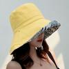 Panama Style Fisherman Hat Reversible Big Brim Hat Versatile Sun Visor Cap  for Women