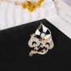 Elegant Women's Brooch: Versatile Bow & Insect Flower Design with Anti-Exposure Feature