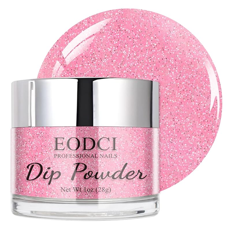 Green Glitter Glitter Nail Dip Powder, Dipping Powder - No Needed Nail Lamp Curing - Long Lasting Nail Manicure Colors - Nail Color for Professionals