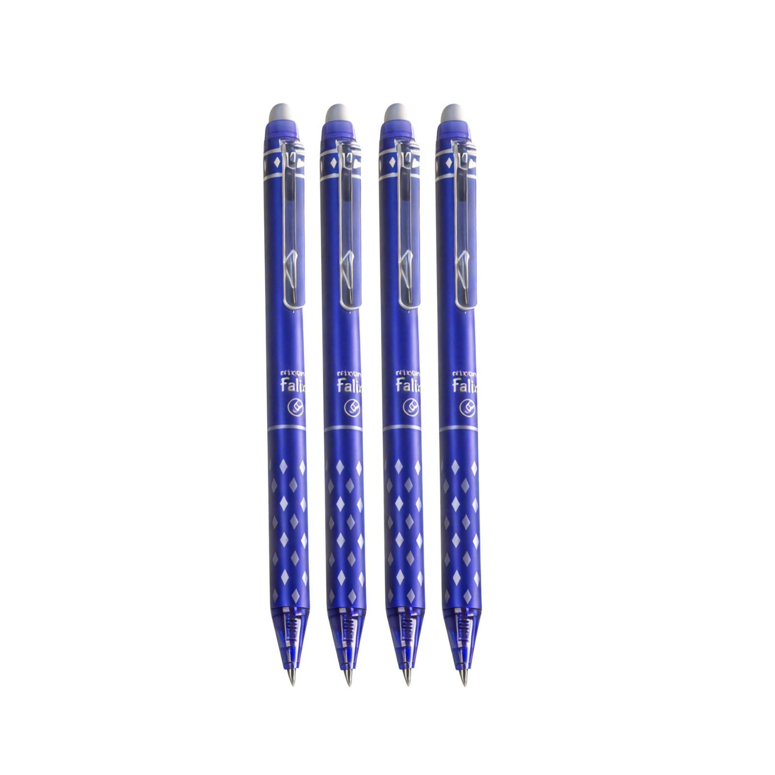 Smooth-Flow Erasable Gel Pen with Comfortable Grip синий