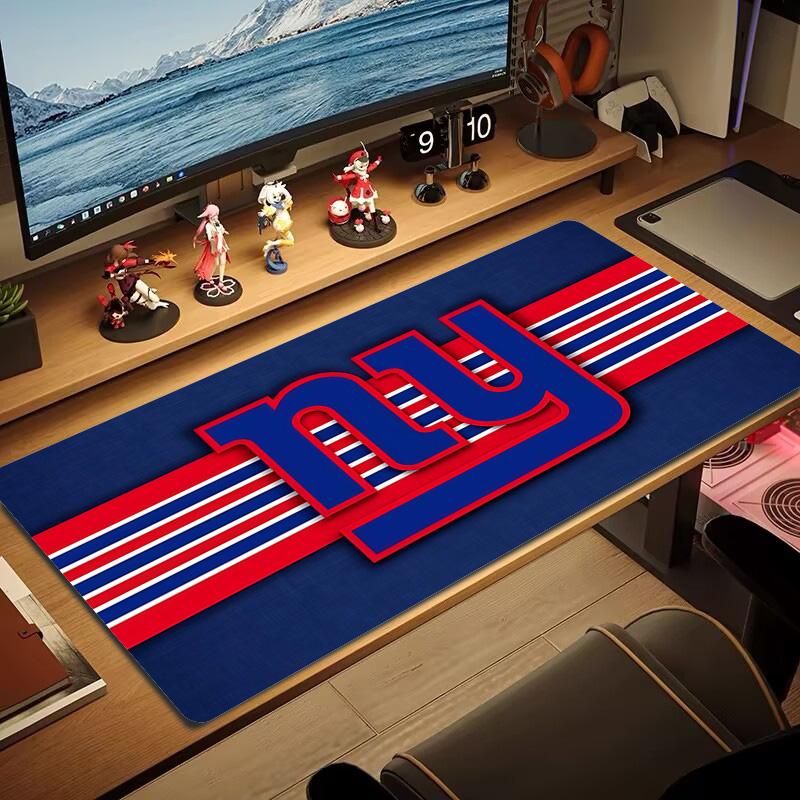 New York Giants Print Cushion Non-slip Laptop Tablet Big Mousepad XXL Mat Mini PC Playmat With Lock edge