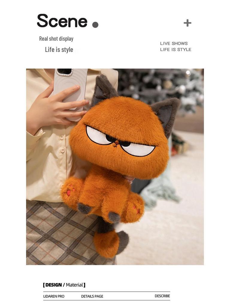 Cross Pulling Cat Plush Toy: Star Moon Companion for Kids