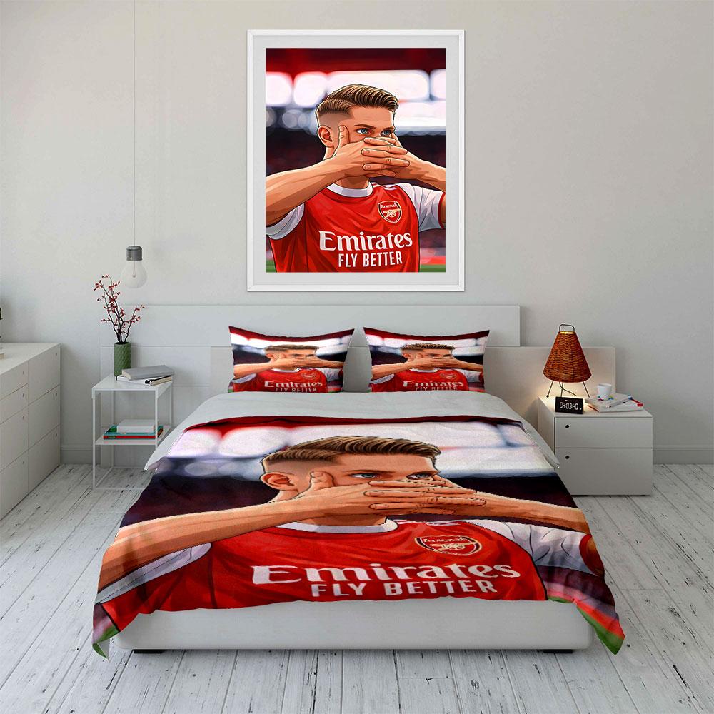 Arsenal Player Graphic Design. Bedding Sets Duvet Cover Sets Duvet Covers Pillowcases(1*Duvet Cover 2*Pillowcases Without Duvet Insert)