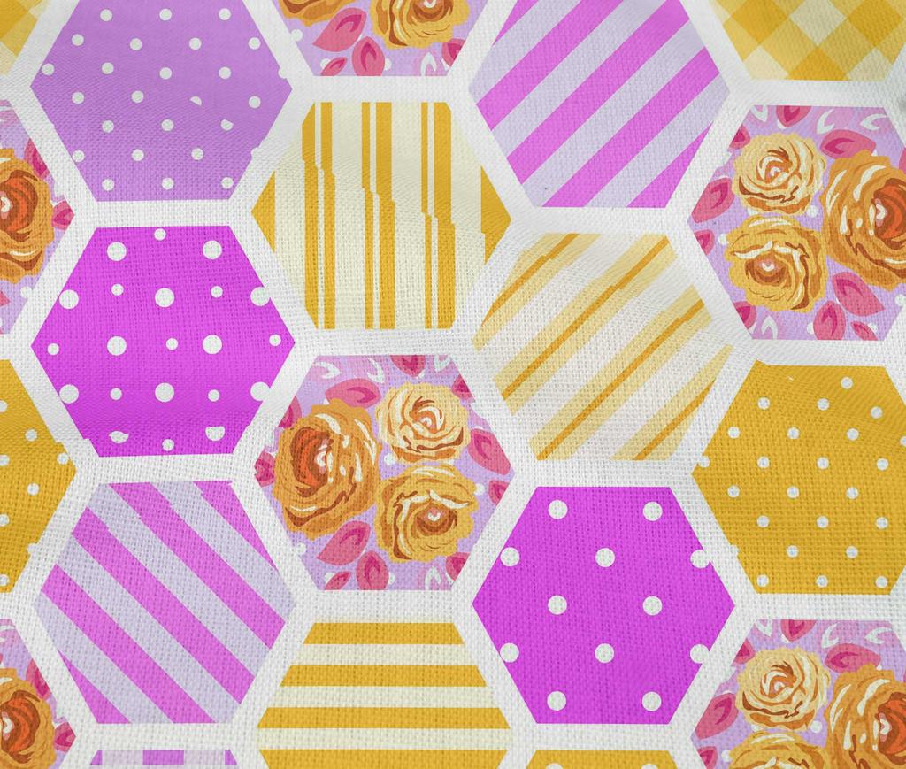 oneOone Cotton Flex Fuschia Pink Fabric Floral Sewing Fabric By The Yard Printed Diy Clothing Sewing Supplies 40 Inch