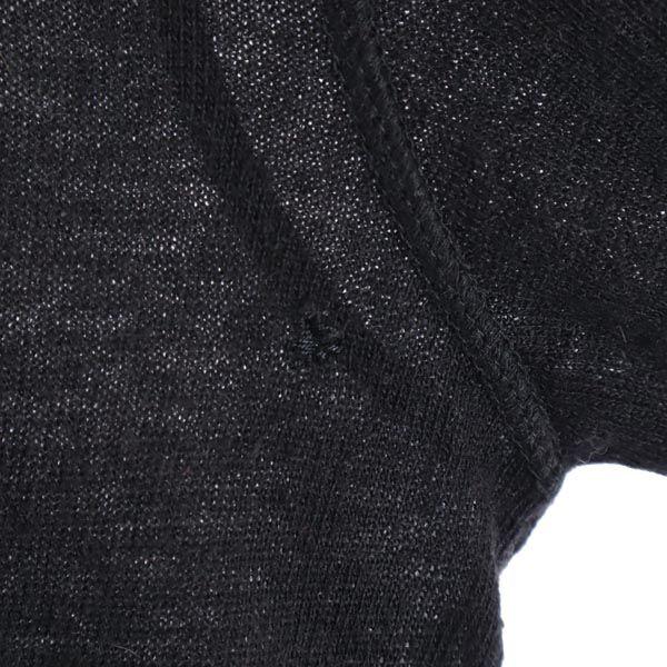 MIUMIU Made In Italy Long Sleeve Cashmere Blend Cardigan 40 Black Knit Women Used