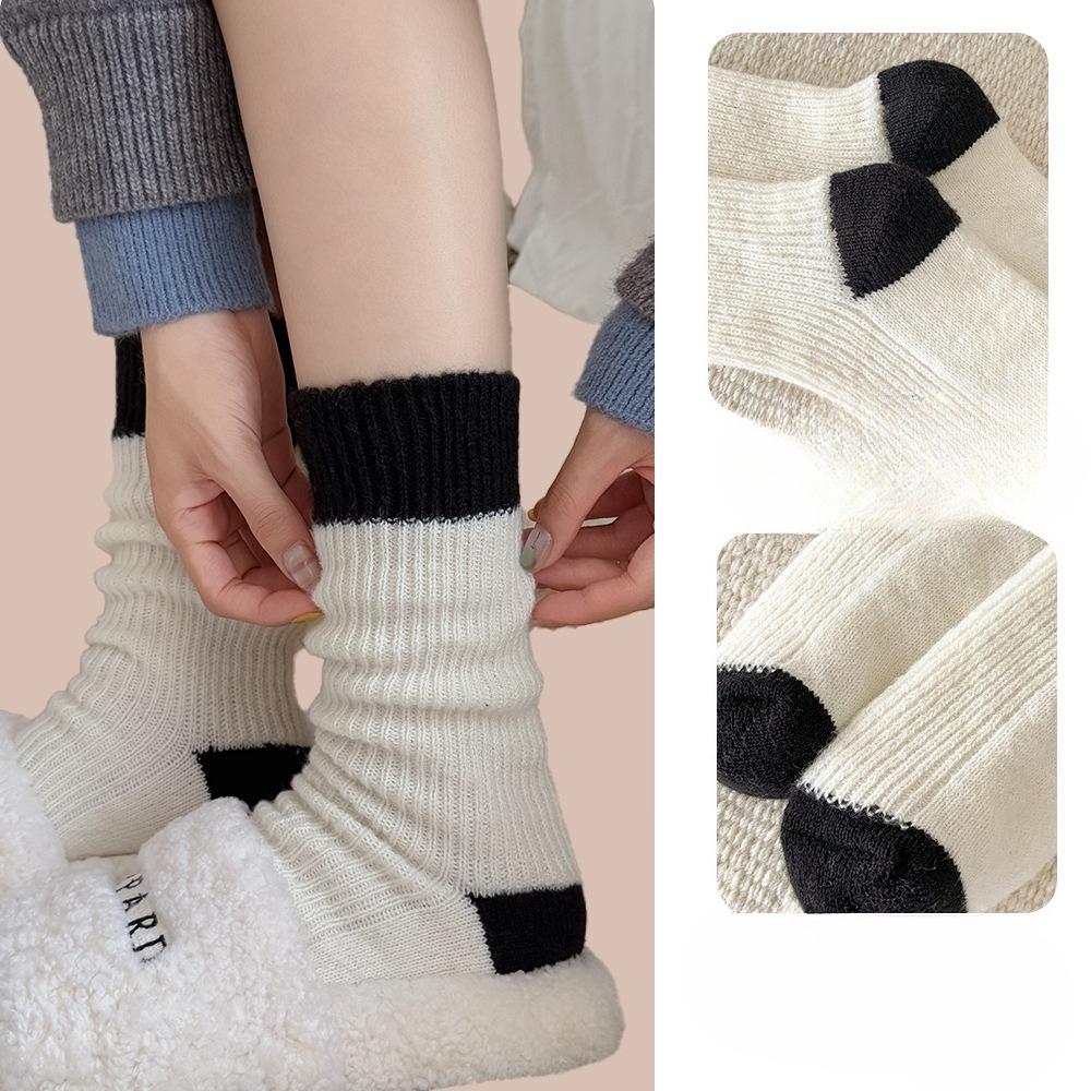 Thick Socks for Women's Autumn and Winter, Versatile High Thigh-high Socks, Women's Pile Socks, Warm Thick Long Socks