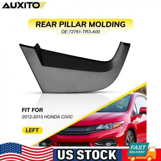 Left Side Rear Pillar Right Molding Trim For 2012-15 Honda Civic 72761-TR3-A00 N