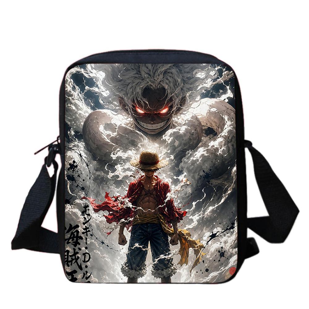 One Piece Cartoon Mini Ita Crossbody Bag Lightweight Durable Adjustable Strap Ideal Gifts For Boys Girls Kids Casual Daily Trip