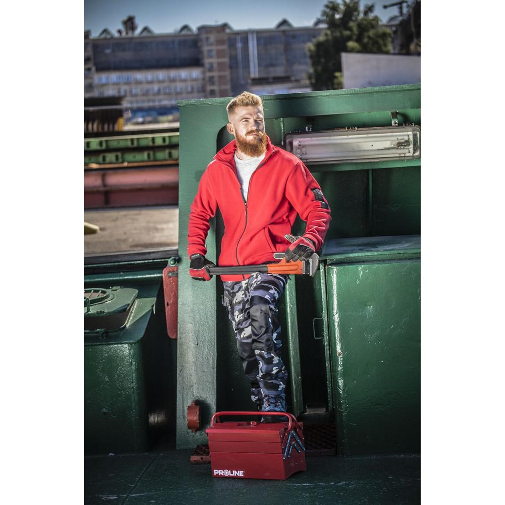 Polar Fleece Sweatshirt. Red, "", Ce, Lahti