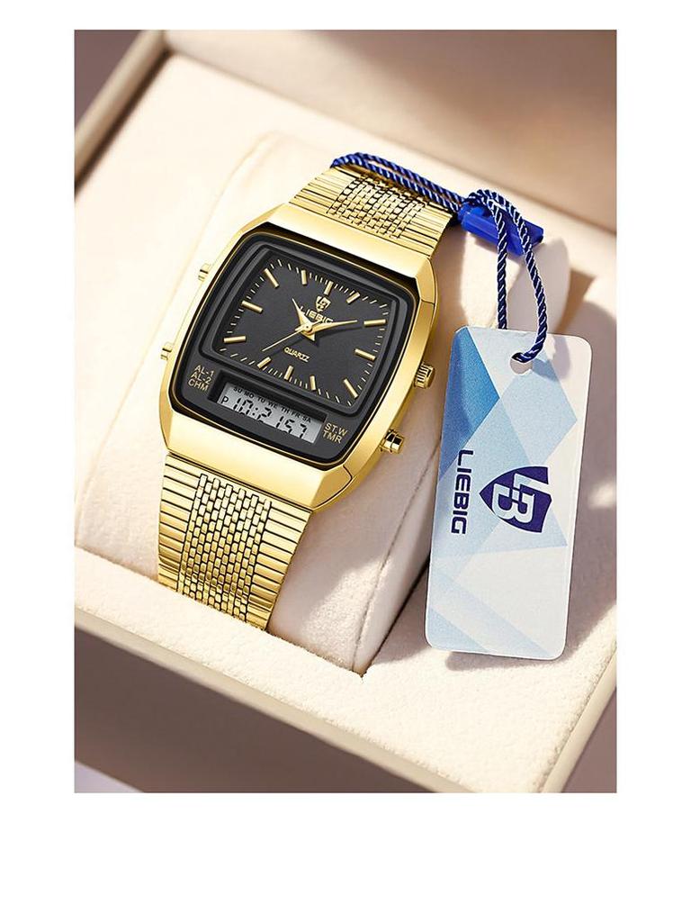 Laibinji Men's High-End Luminous Waterproof Quartz Business Watch