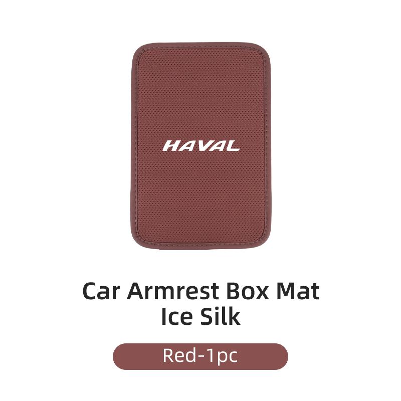 

Car Armrest Cover Breathable Ice Silk Central Armrest Protective Pad For Haval H6 Dargo M6 H9 H6S F7 F7X Jolion X DOG XY H2 H3