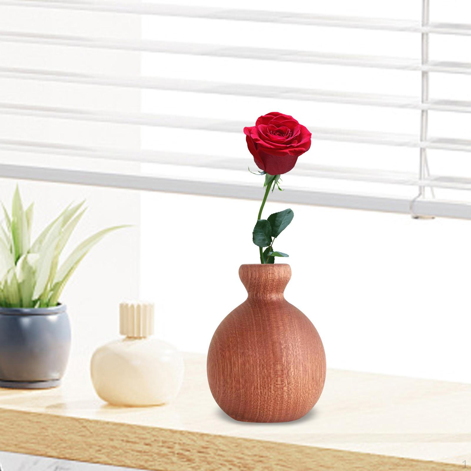 

Elegant Wooden Plant Pot Stand Floral Display Home Accent