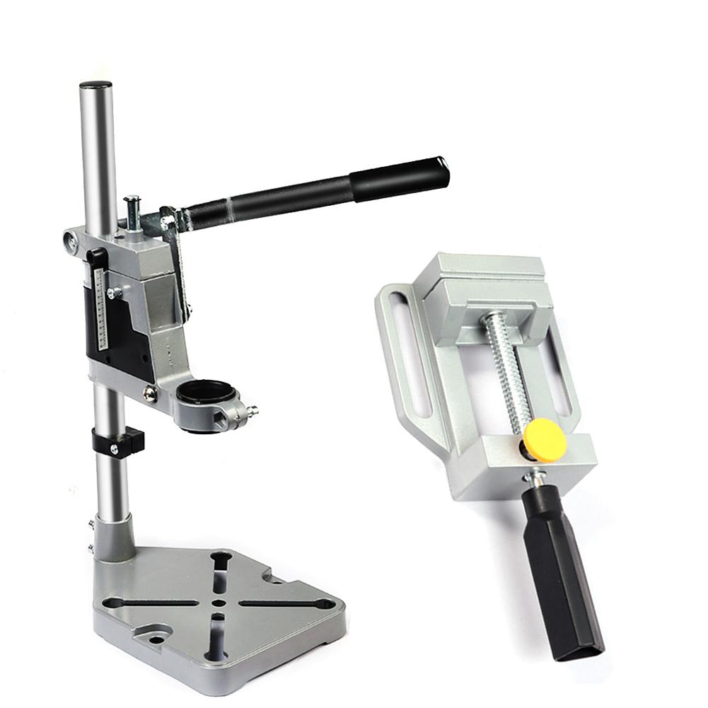Electric Bench Drill Stand Single-Head Bench Drilling Machine Chuck Multifunctional Aluminum Alloy Power Grinder Accessories