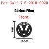 For Volkswagen Golf 7 MK7 Golf 7.5 MK7.5 140mm 135mm 113mm VW Logo ABS Emblem Car Hood Front Grill Rear Trunk Badge VW Accessory