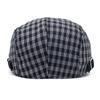 British retro style plaid beret women's autumn and winter casual hat men's forward hat cotton cap women
