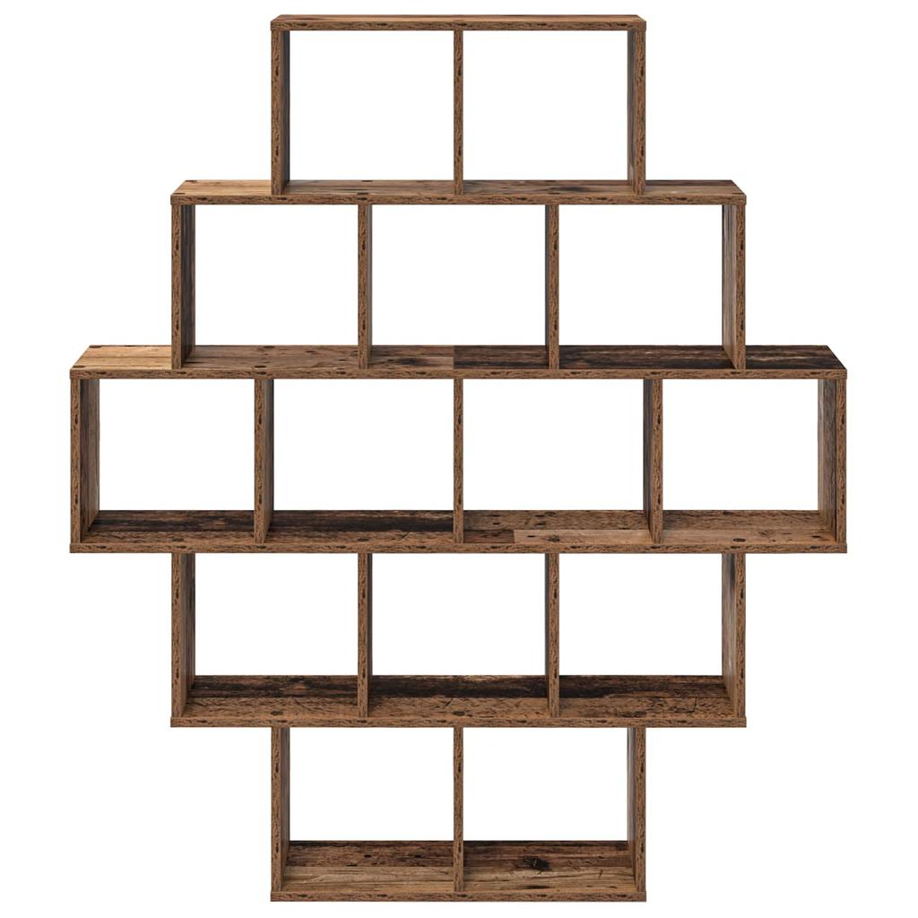 Wall Shelf Reclaimed Wood 120 x 20 x 136 cm Engineered Wood