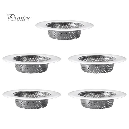 

Фильтр для кухонной мойки из нержавеющей стали, сетчатый фильтр для мойки с большим широким ободом, устойчивый к ржавчине, большой сетчатый фильтр для корзины, крышка для мусоропровода, предотвращающая засорение A