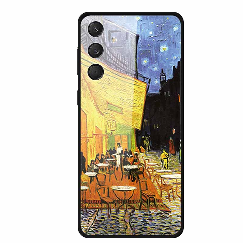 Tempered Glass Phone Cases for Samsung A16 Cases Space Print Hard Back Covers for Samsung Galaxy A16 4G 5G Shells Coque A16 2024