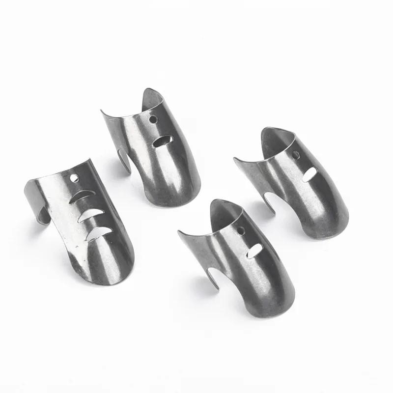 4pcs Stainless Steel Finger Guard Protect Cutting Vegetables Protector Knife Cut Finger Protection Hand Guard Kitchen Gadgets