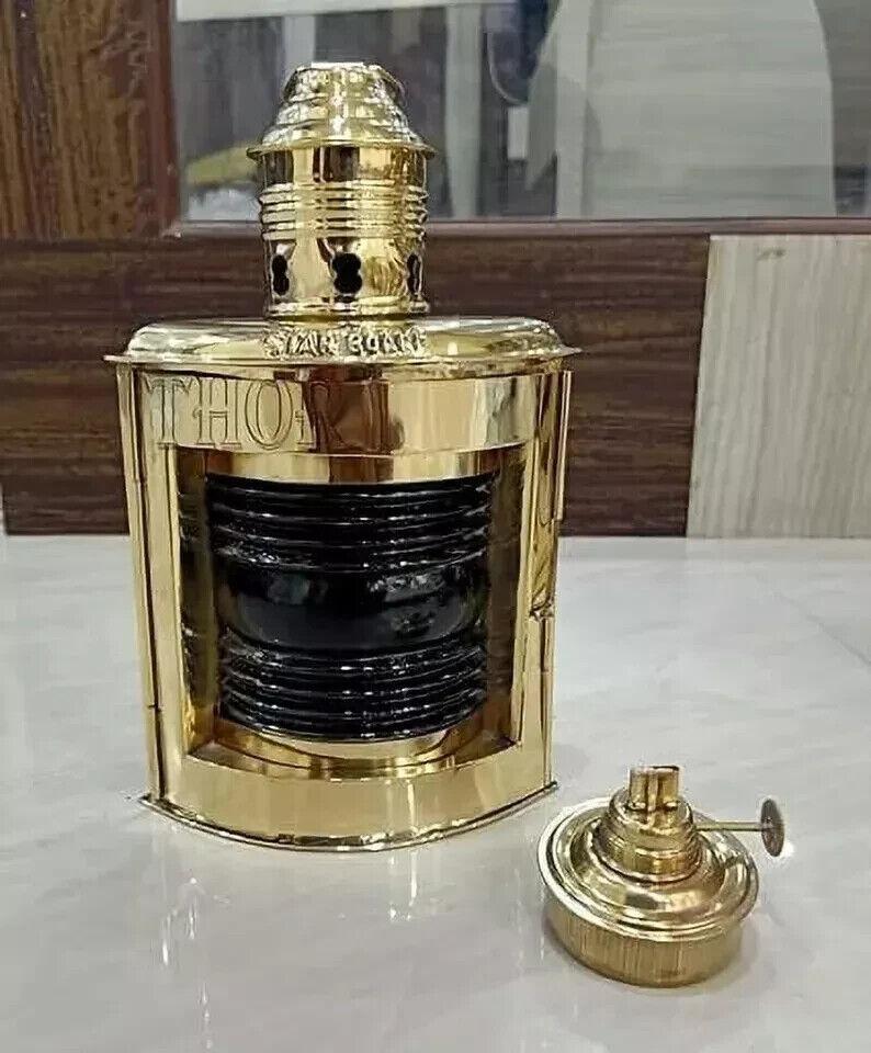 

Ліхтар латунний морський малий корабель масло морський човен світло антикварні шахтарі золотий