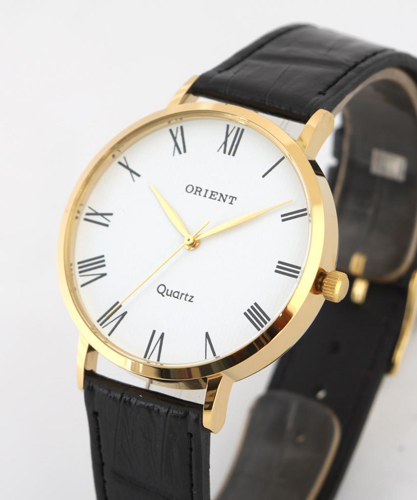 Olienteu Korean-Made Men'S Leather Band Wristwatch Ot5706Go