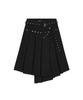 Saendeulig Eyelet Layered Midi Skirt_Black