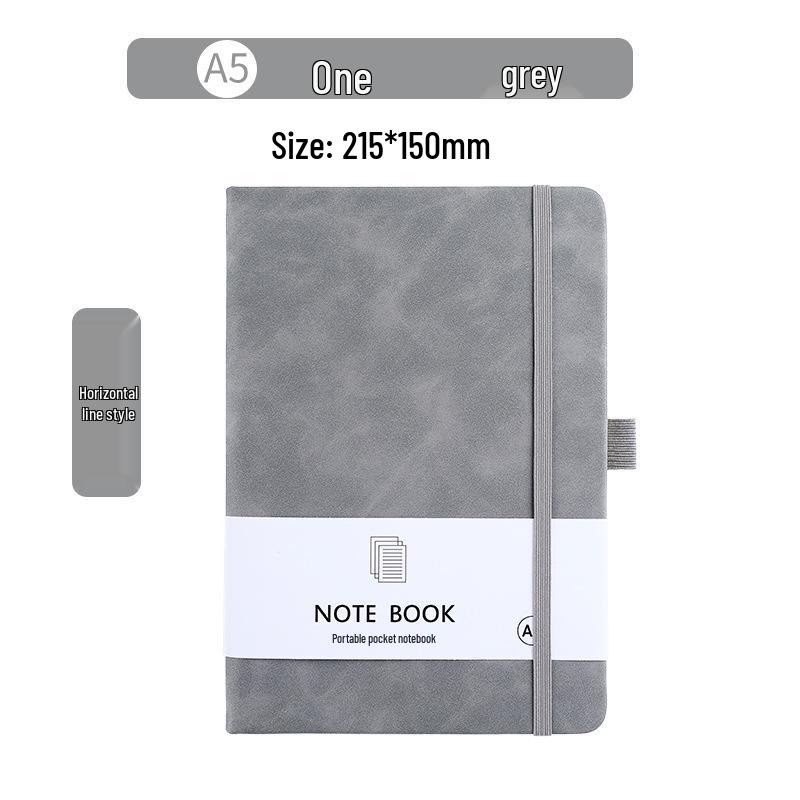 A7 Taschenformat Tragbares Hautgefühl Notizbuch - A5 Schülerkalender & Mini Besprechungsplaner mit Band