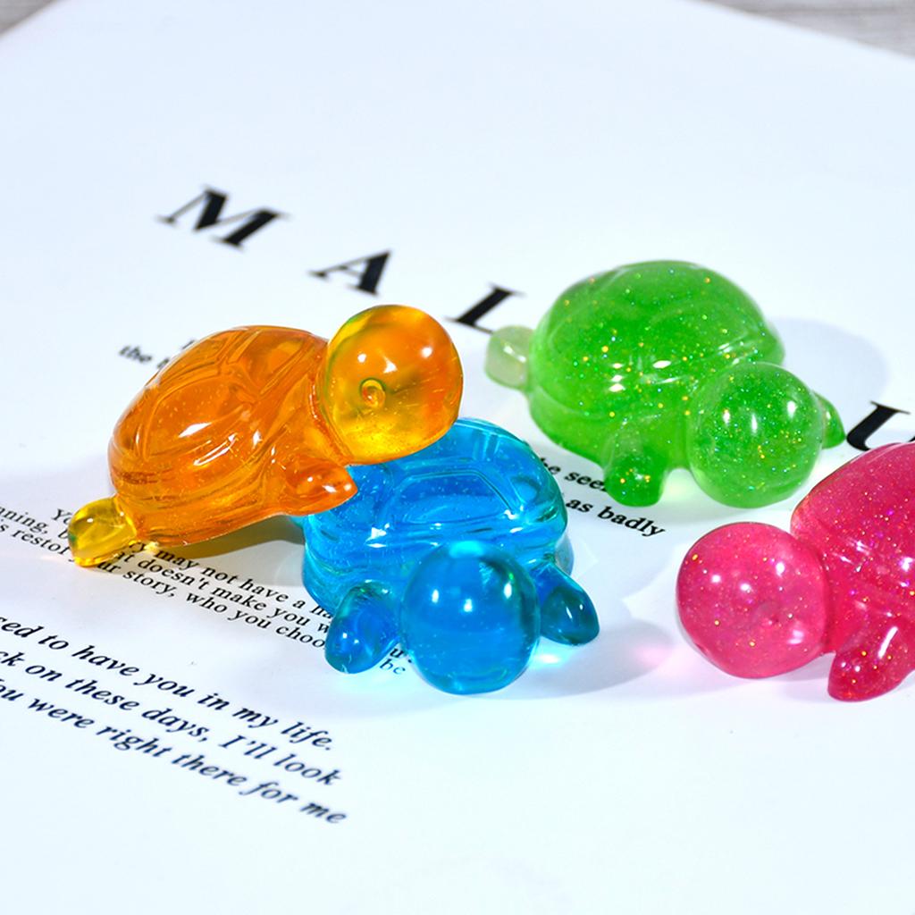 1PC Diy Micro Landscape Explosion Small Turtle Glue Mold Blind Bag Mini Desktop Resin Small Ornament
