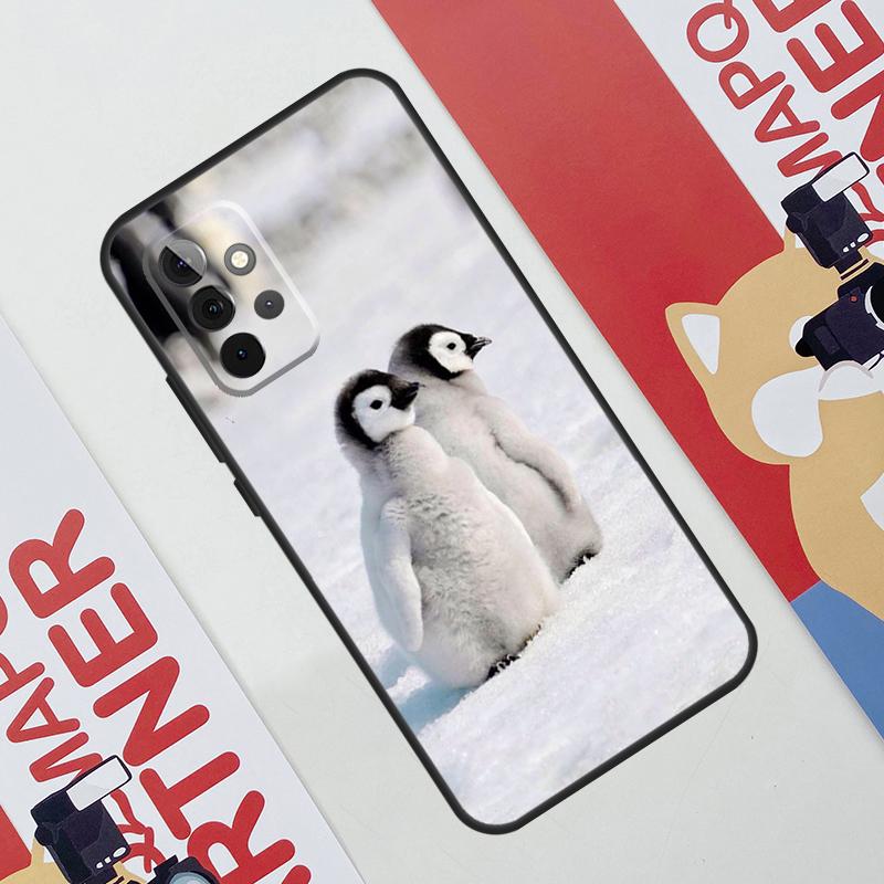 Penguin Snow Arctic Cute Animal Case For Samsung Galaxy A06 A16 A36 A56 A55 A35 A33 A53 A13 A23 A17 A54 A34 A14 A52 A32 A15