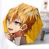 1pc Golden Hair Anime Character Umbrella, Automatic Opening & Closing, Portable 3-Fold Design, 8-Bone Iron Frame, Outdoor Umbrella, Perfect Gift for F