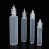 10/15/30/50ml 5Pcs Refillable Plastic Dropper Bottles Pen-Shape Containers for Ink, Essential Oils, and Pigments
