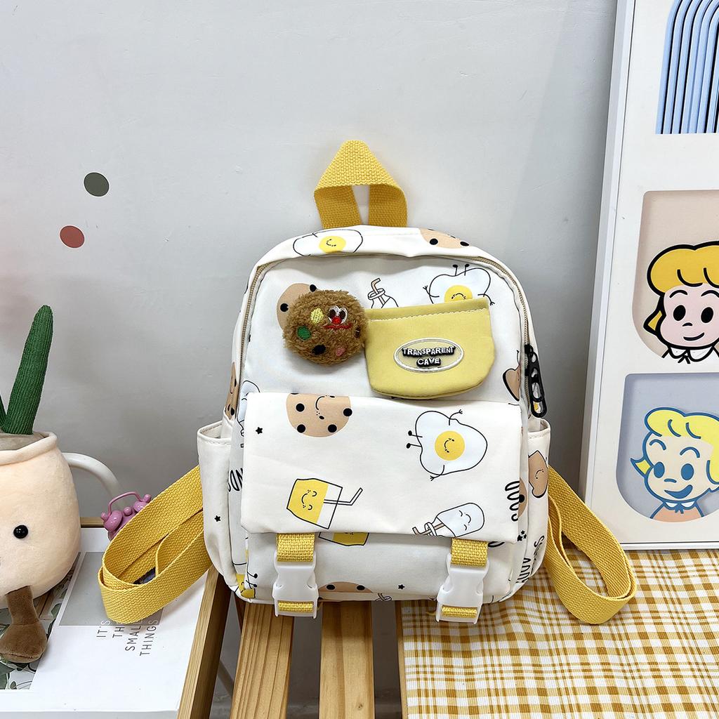 Children's Bag Cartoon Cute Girls Backpack Going Out Ultra-light Baby Backpack Kindergarten Class Boys Schoolbag